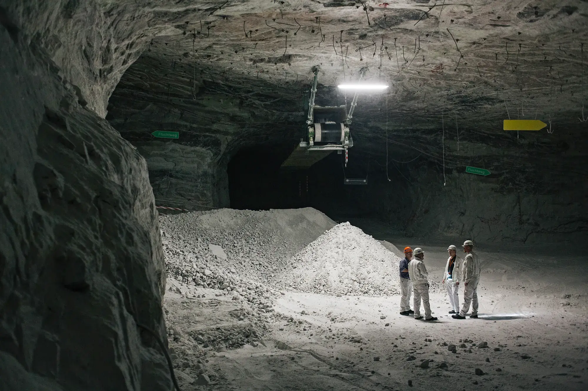 Wo deutscher Bergbau noch Zukunft hat: Im Werk Werra 2060 schürft K + S in bis zu 800 Meter Tiefe nach wertvollen Kalisalzen.