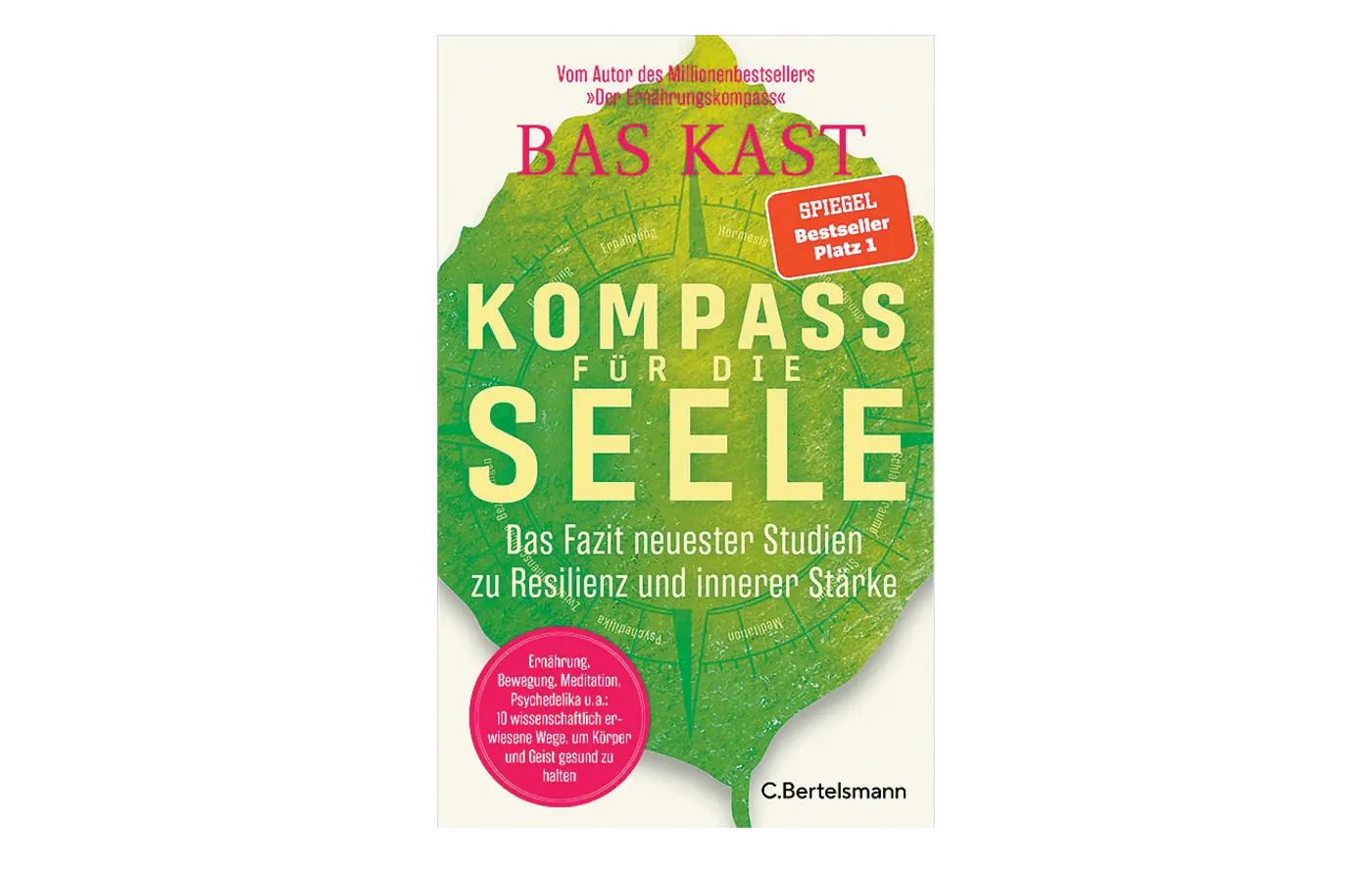 Das Bild zeigt sein aktuelles Buch „Kompass für die Seele“.